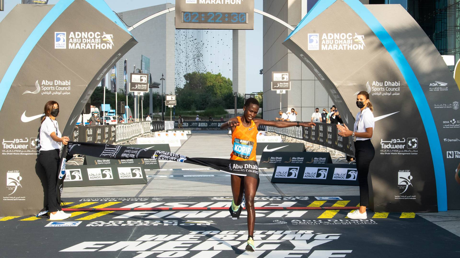 Titus Ekiru And Judith Jeptum Korir Win The 2021 ADNOC Abu Dhabi Marathon